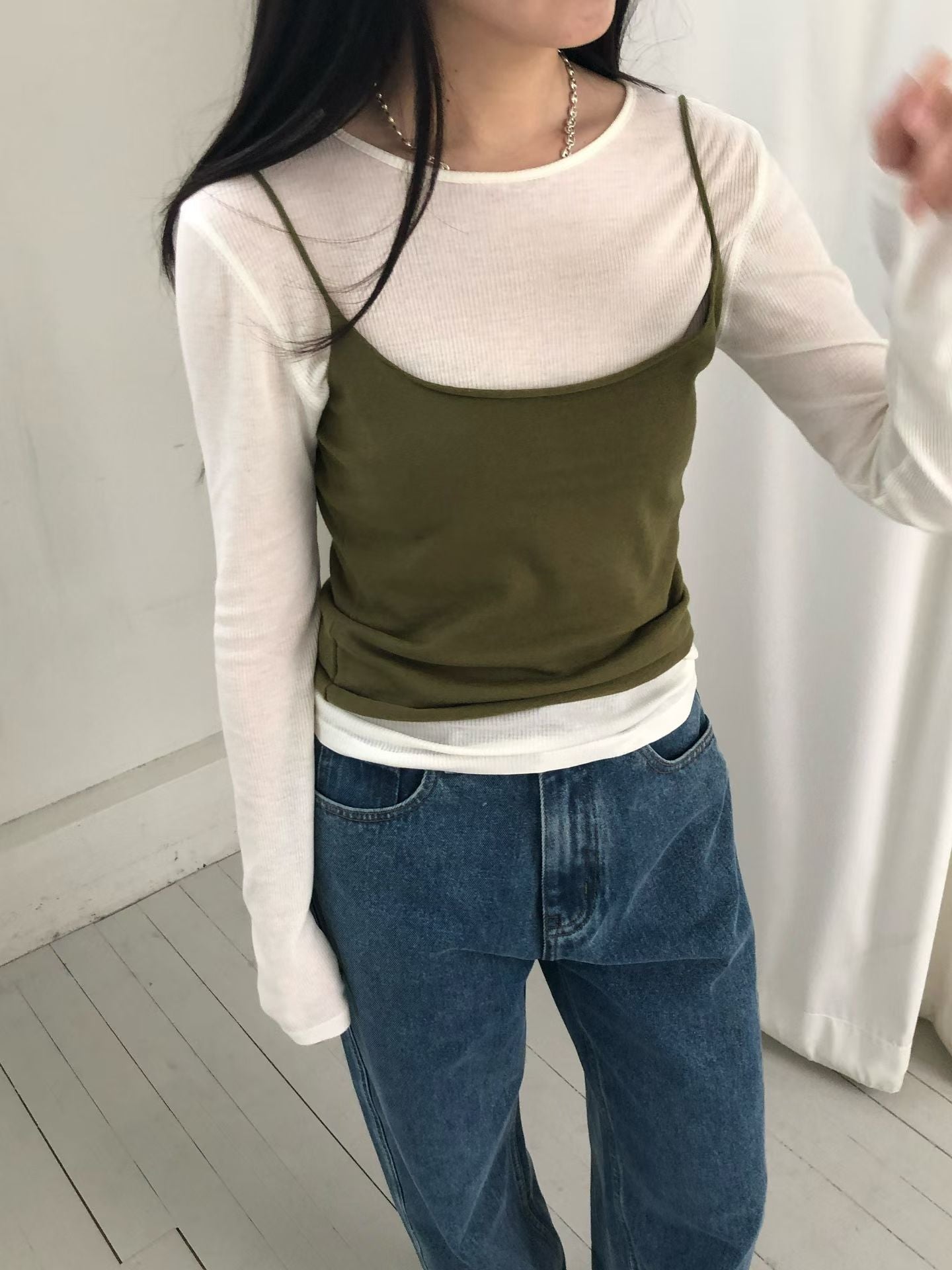 細肩帶背心 (4色)