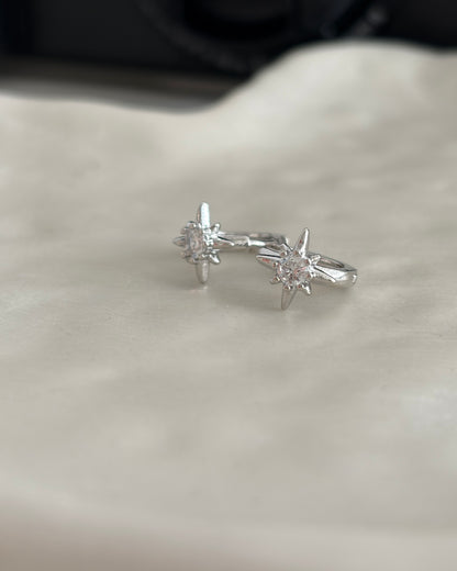 sparkle star earrings