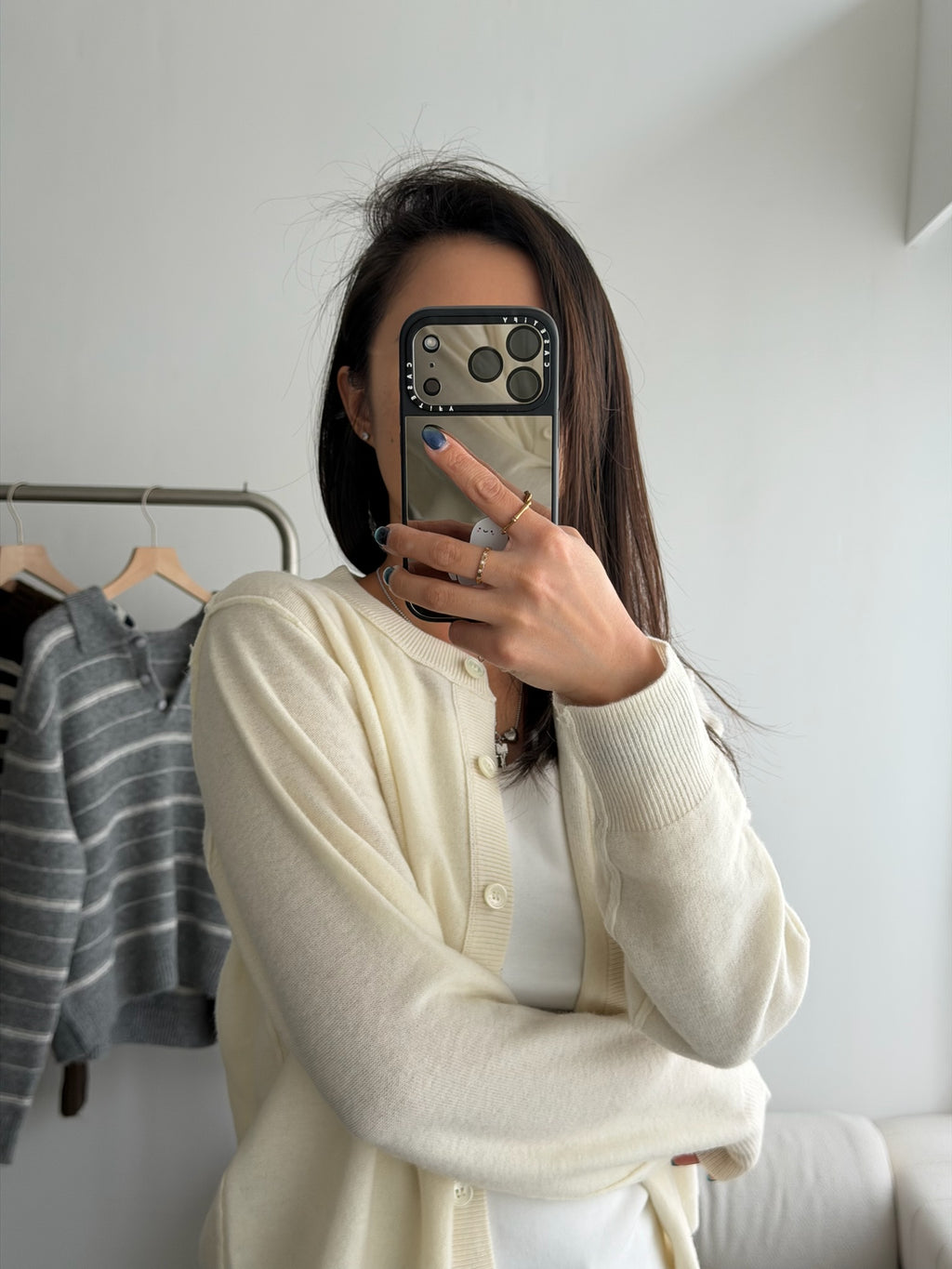 圓領針織外套 (3色)