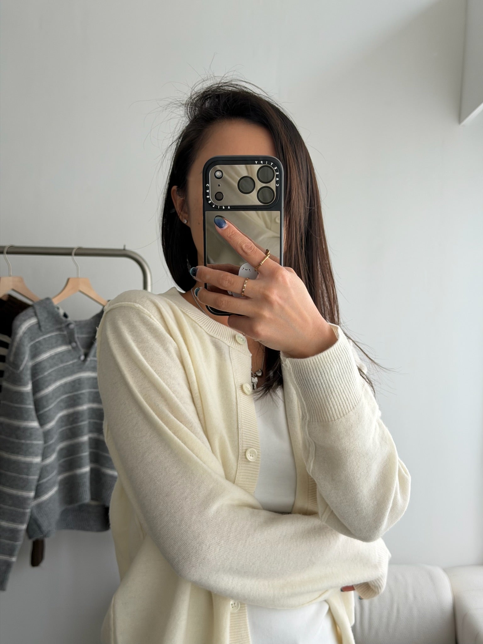 圓領針織外套 3色 (現貨)