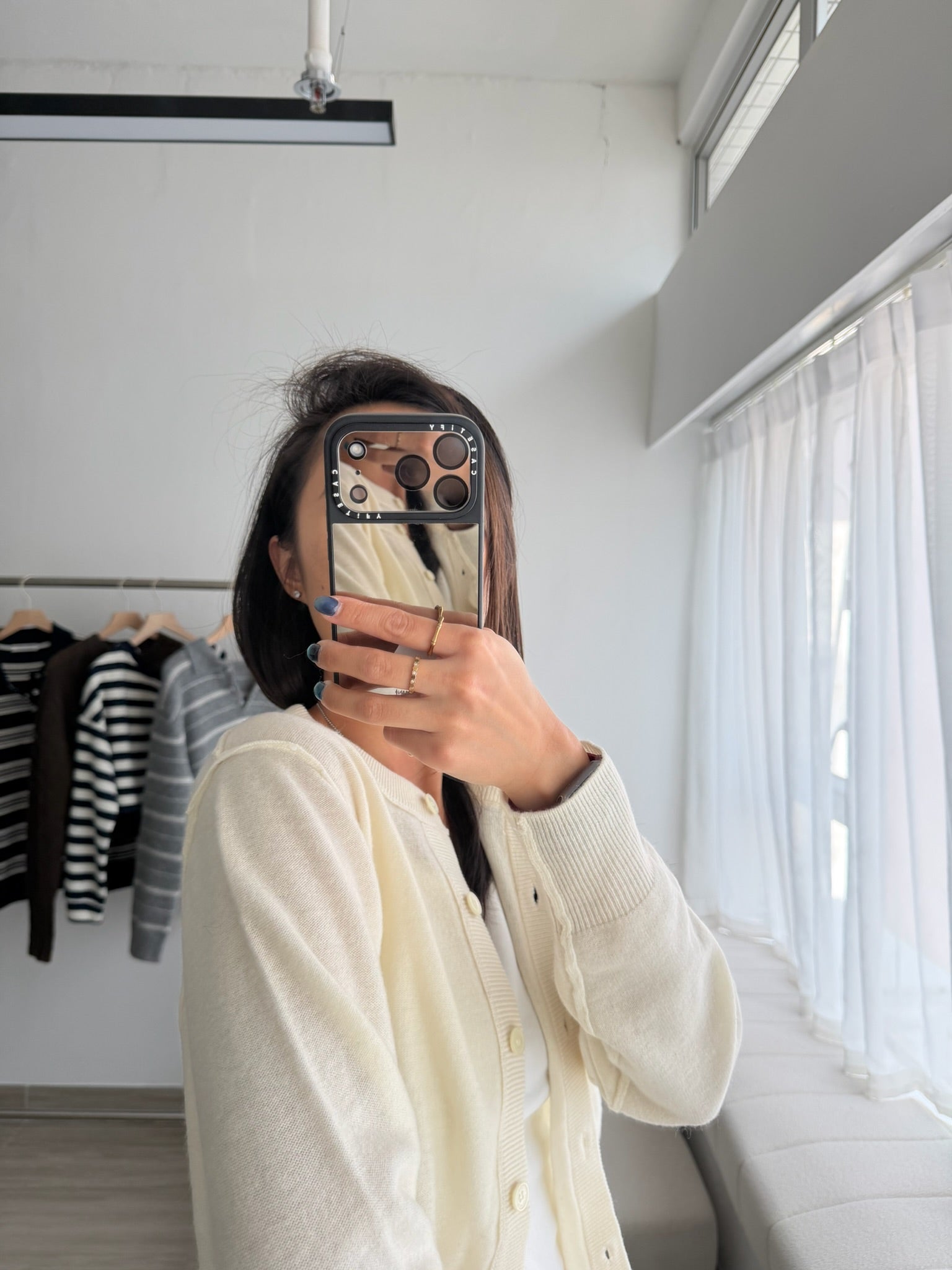 圓領針織外套 3色 (現貨)