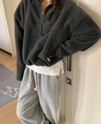 半拉鍊衛衣 3色