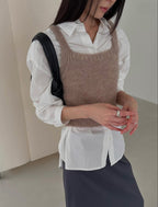 復古針織吊帶背心 3色