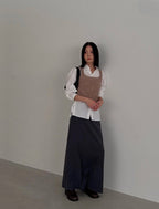 復古針織吊帶背心 3色