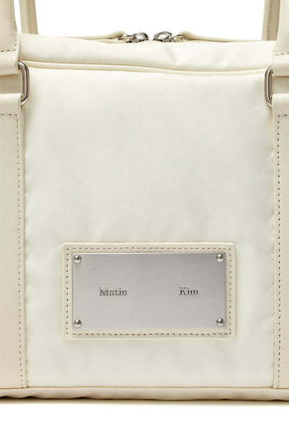 Matinkim SPORTY TOTE BAG IN IVORY