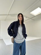 連帽拉鍊外套 2色