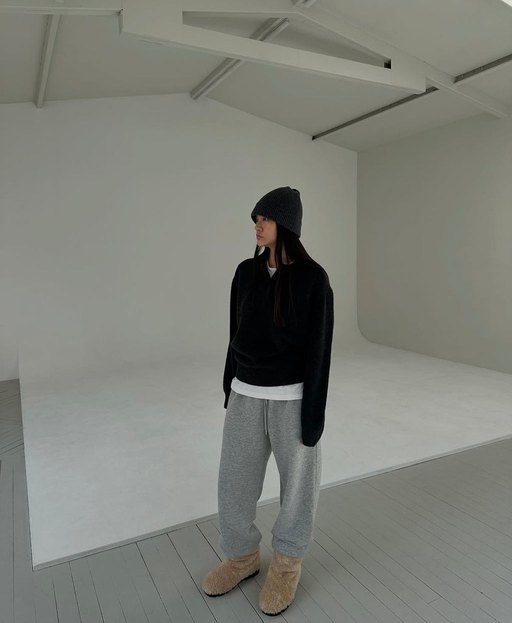 翻領針織上衣 4色