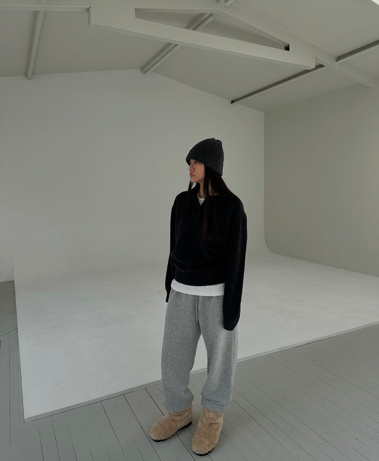 翻領針織上衣 4色