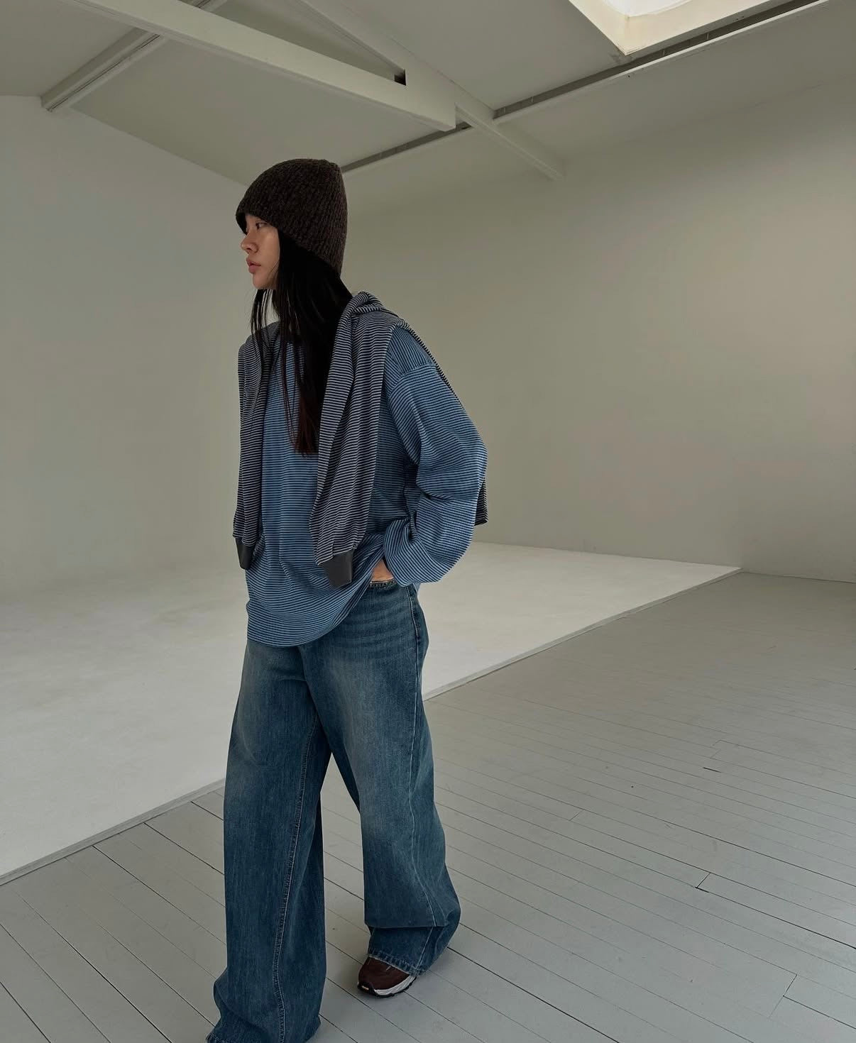 條紋長袖TEE 4色