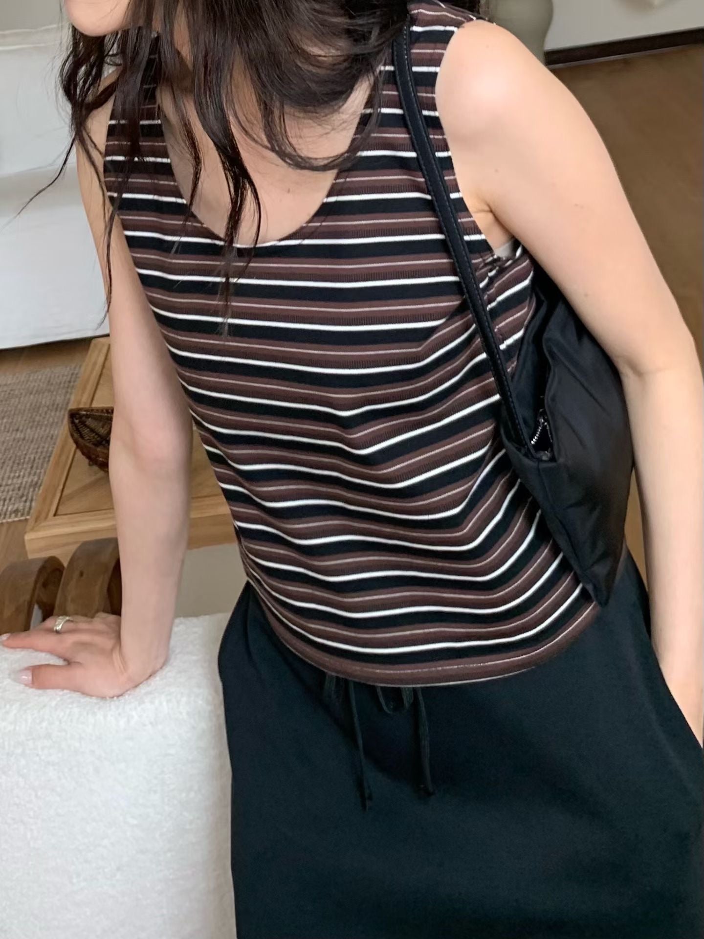 Essential Striped Sleeveless Top (3 Colors)