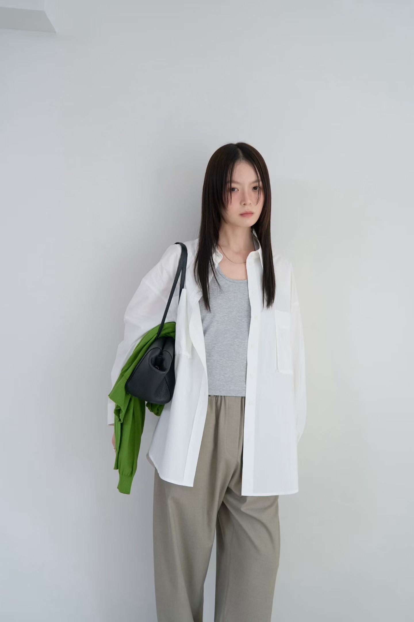 棉質口袋襯衫 (4色)