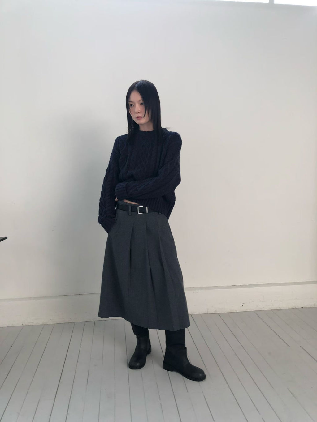 麻花針織上衣 3色