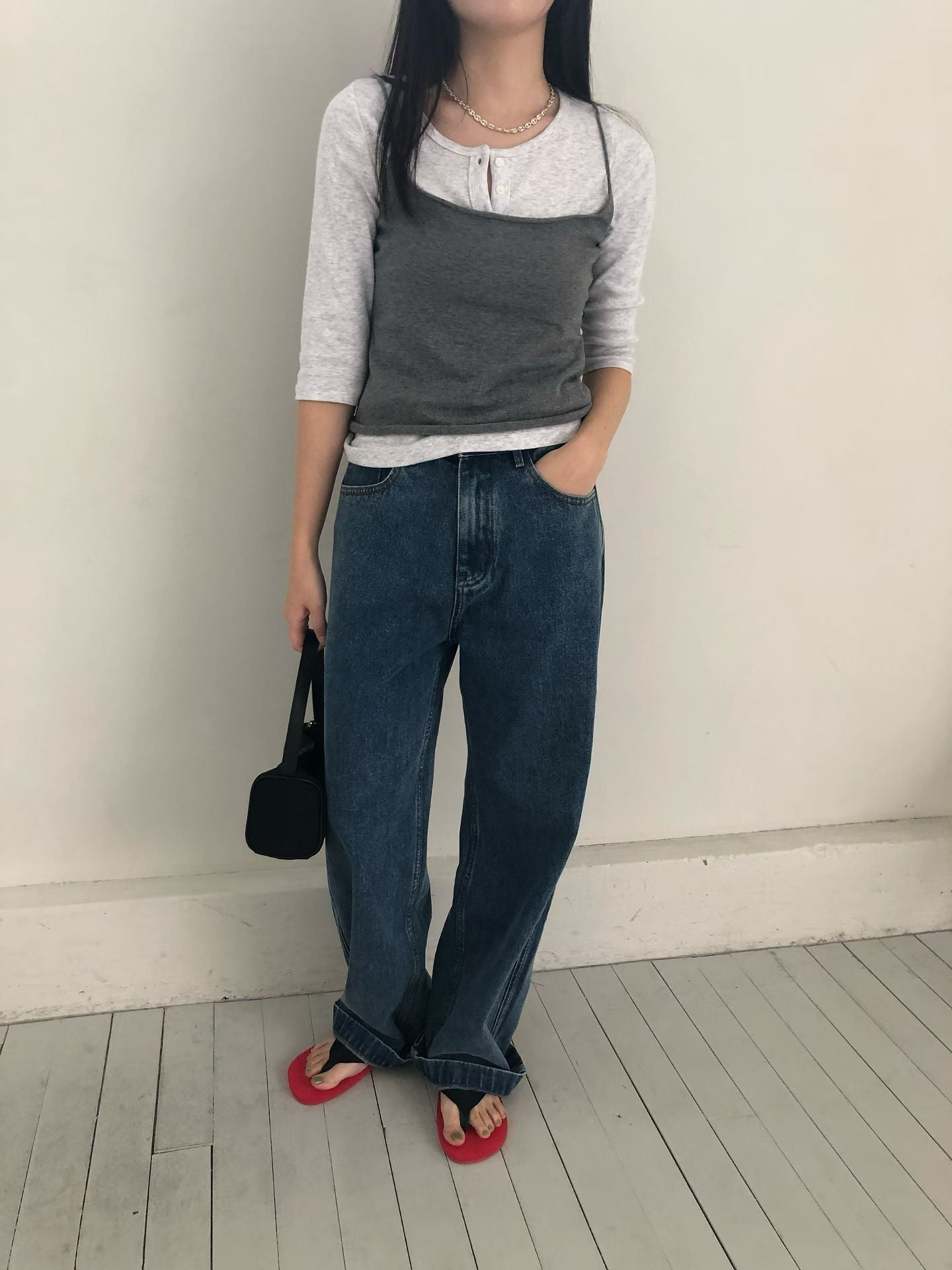 細肩帶背心 (4色)