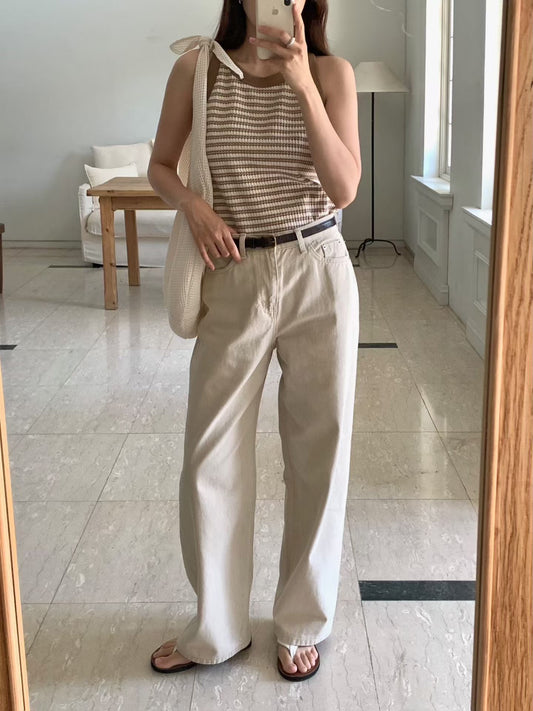 Daily Basic 米色牛仔褲