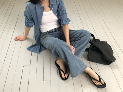 經典小方格復古襯衫 (2 Colors)