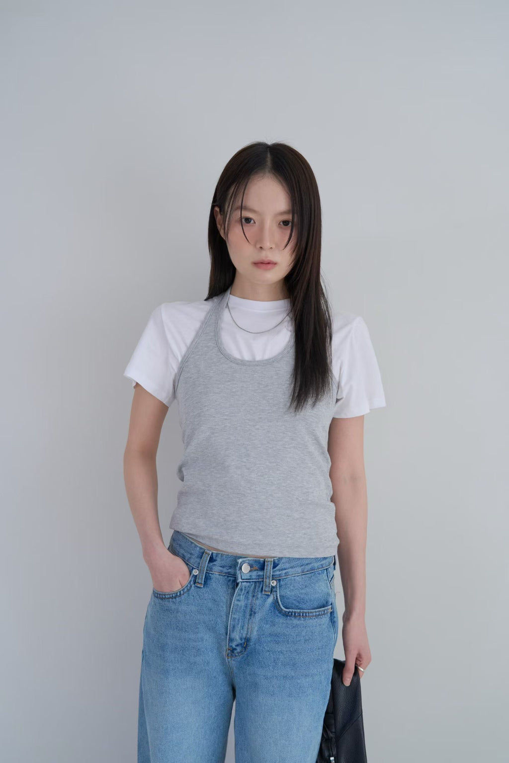 掛頸無袖上衣 (3色)