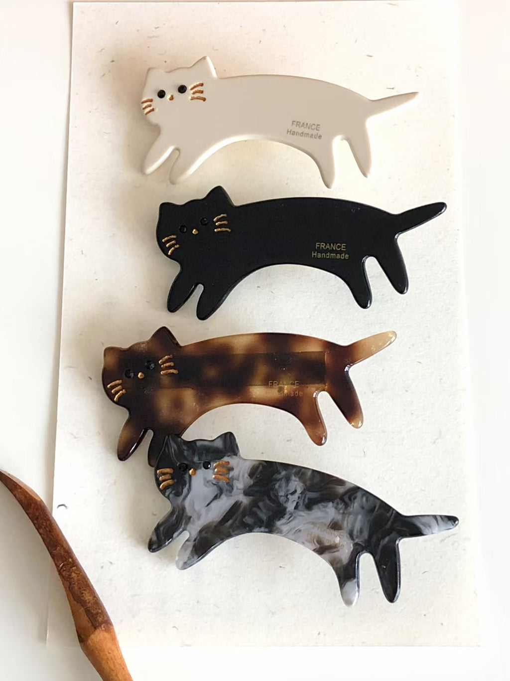 meow hair clip (4 colors)