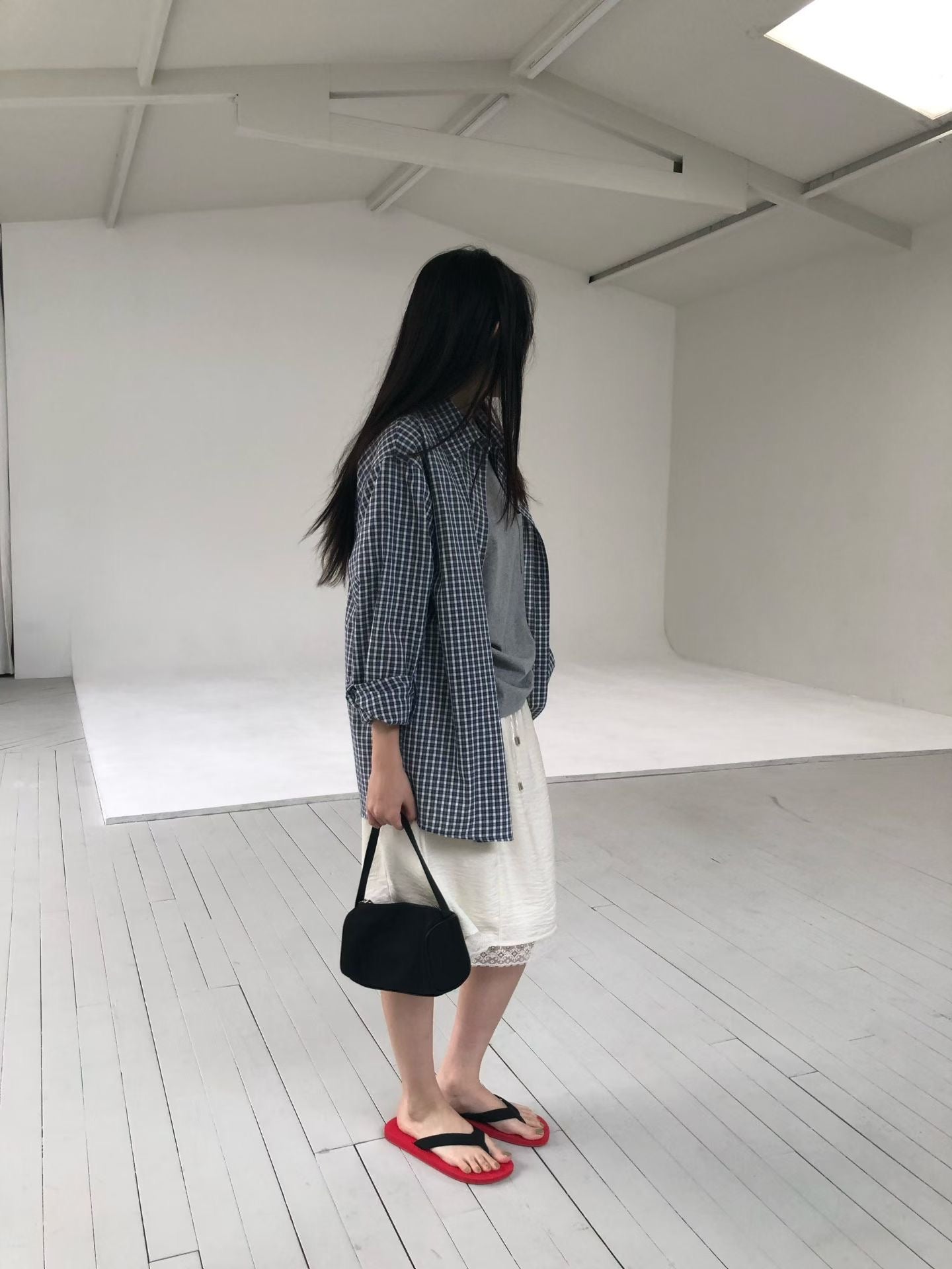 經典小方格復古襯衫 (2 Colors)