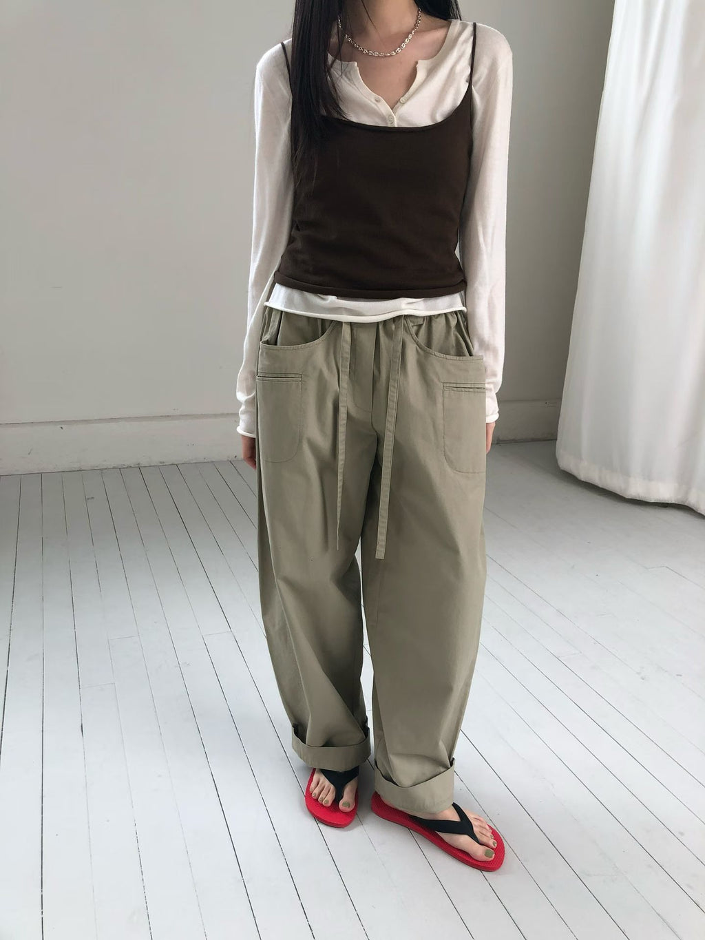 細肩帶背心 (4色)