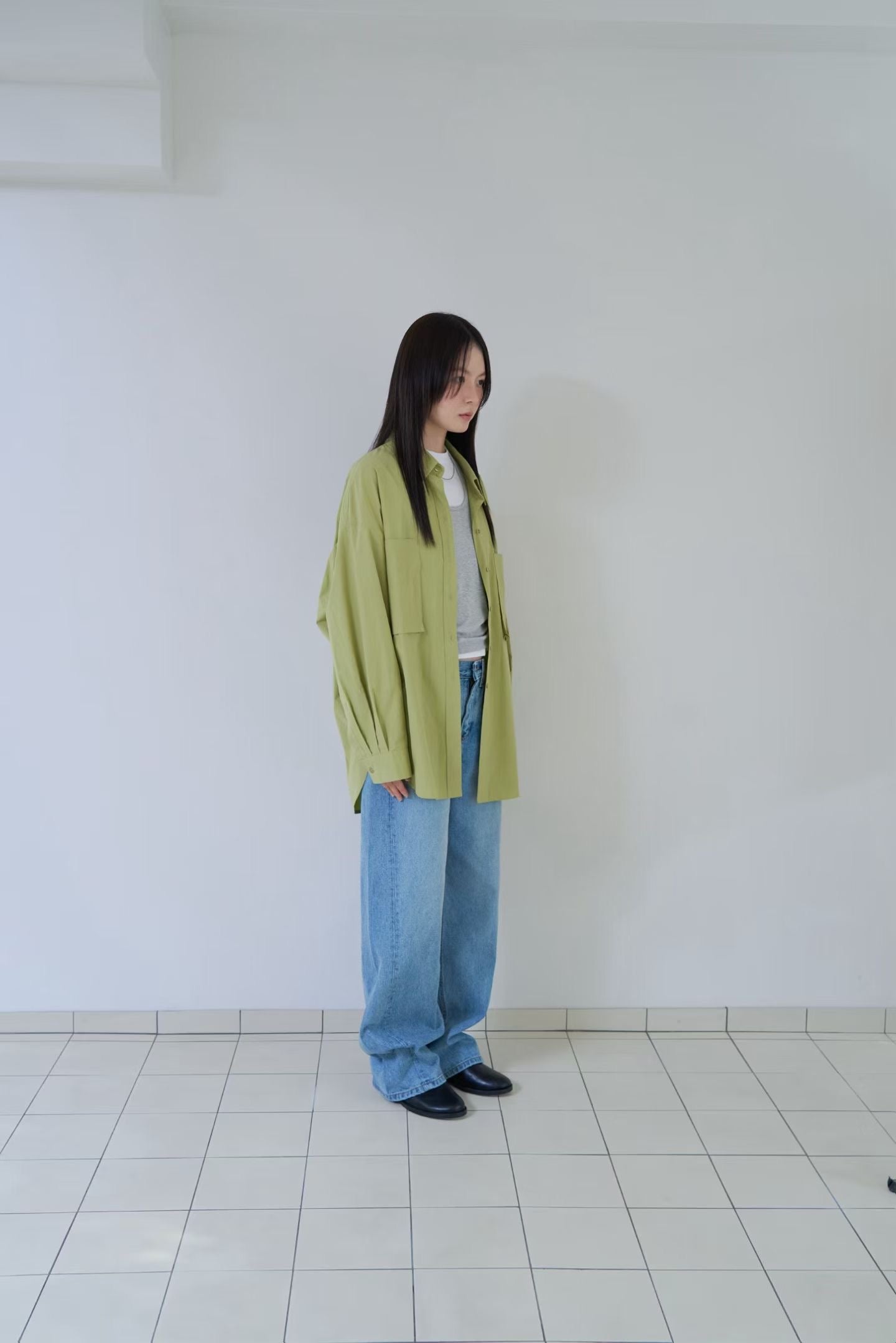 棉質口袋襯衫 (4色)