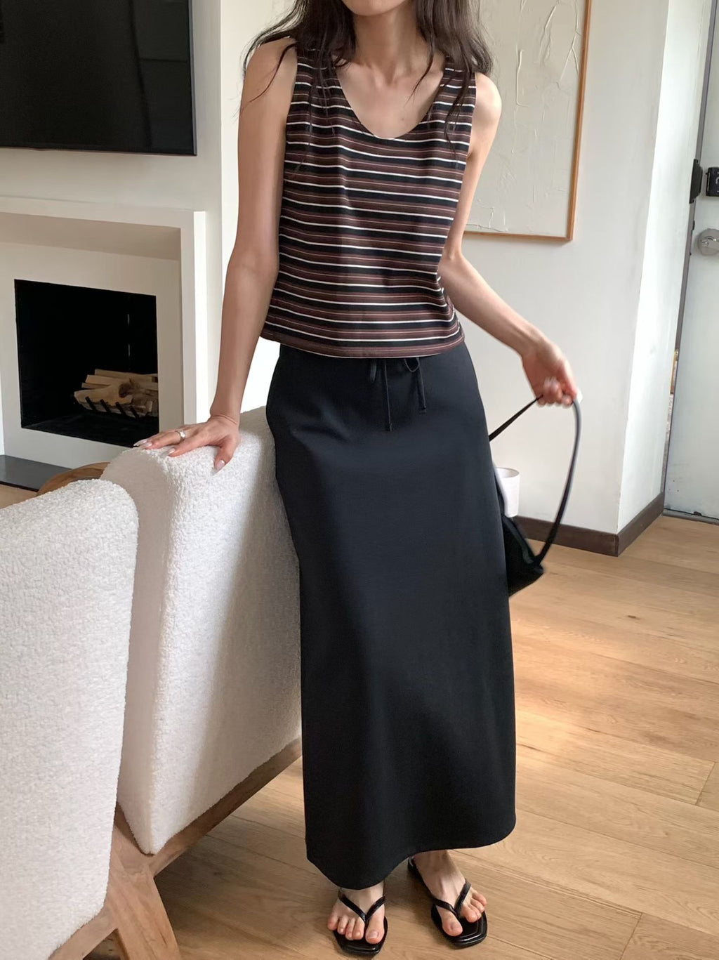 Essential Striped Sleeveless Top (3 Colors)