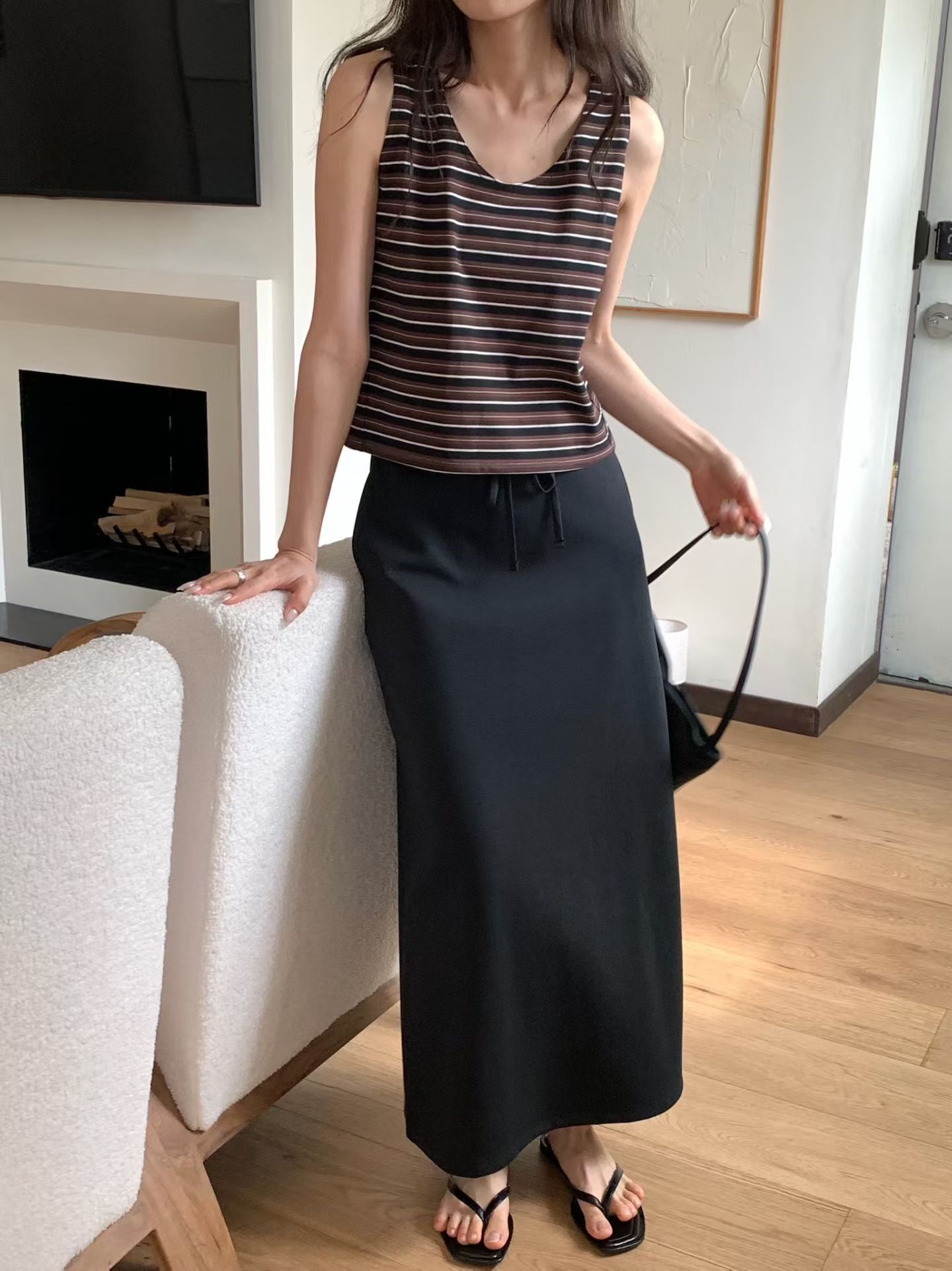 Essential Striped Sleeveless Top (3 Colors)