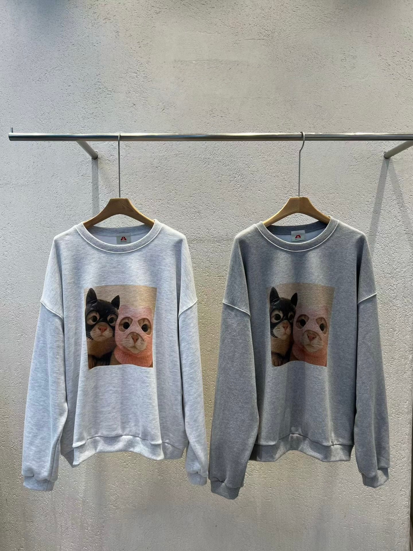 寬鬆面具貓衛衣 2色