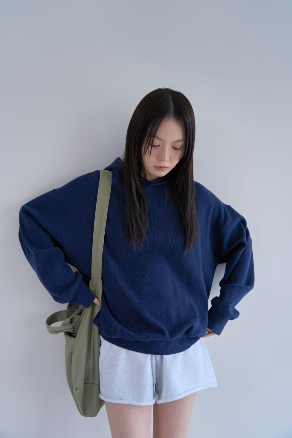 華夫格連帽衫衛衣 (2色)