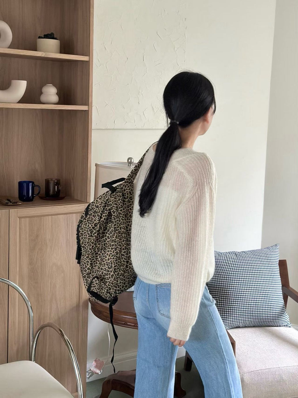 V領針織上衣 4色