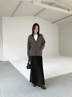 V領排釦針織外套 5色