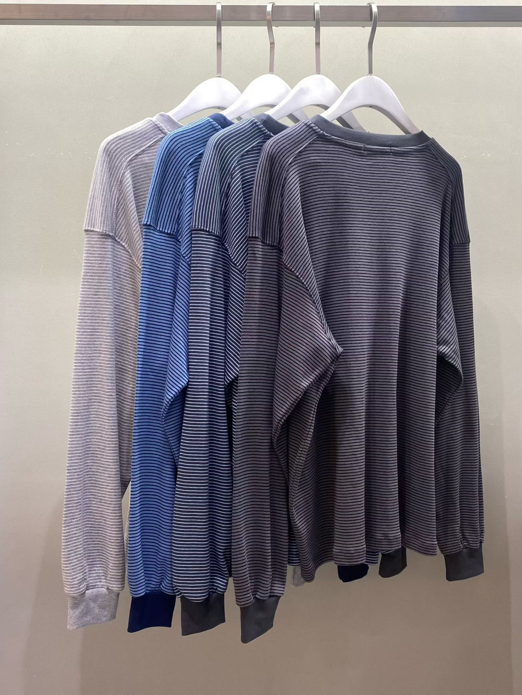 條紋長袖TEE 4色
