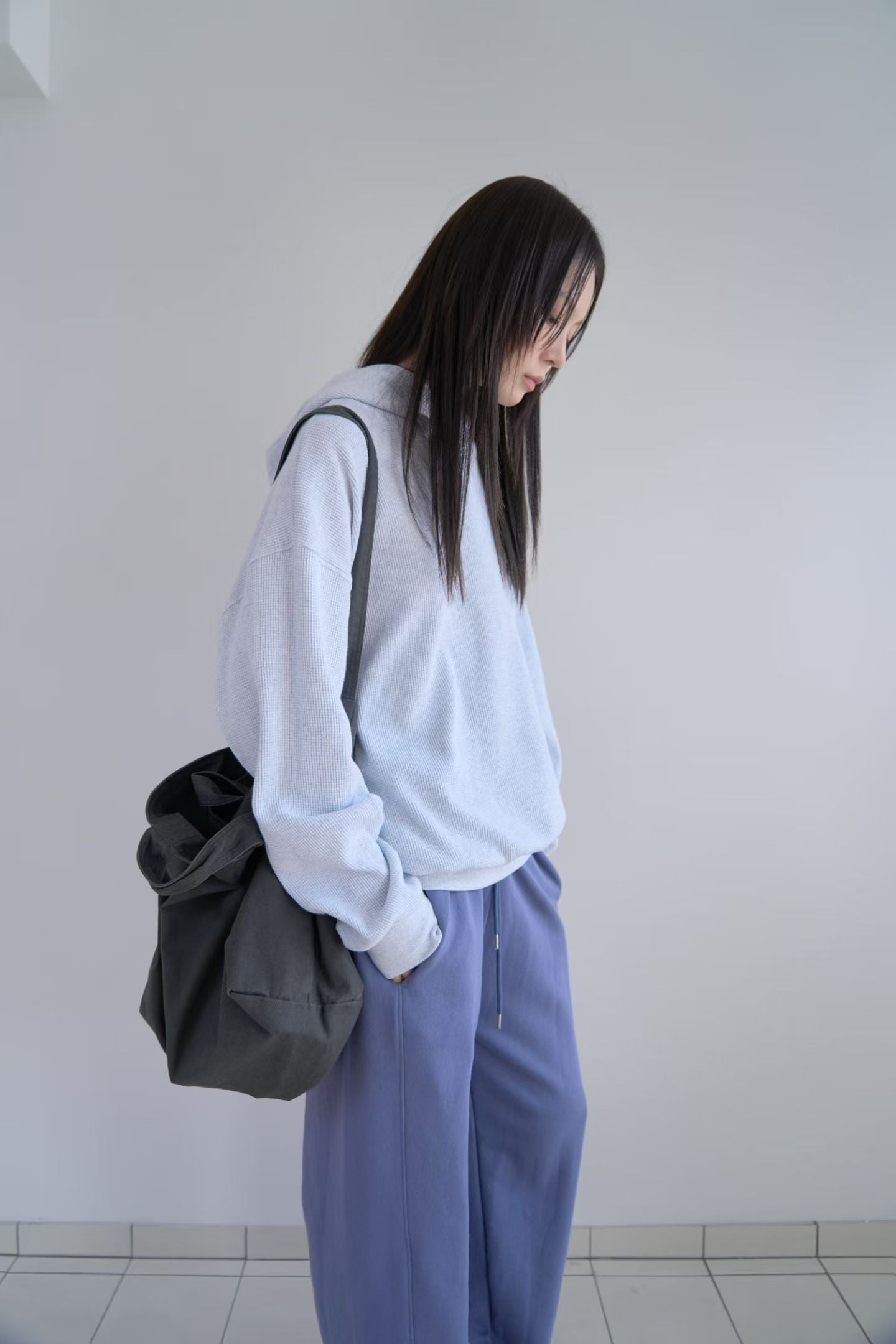 華夫格連帽衫衛衣 (2色)