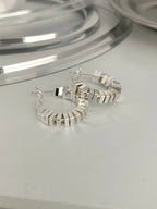 one-touch hoop earrings