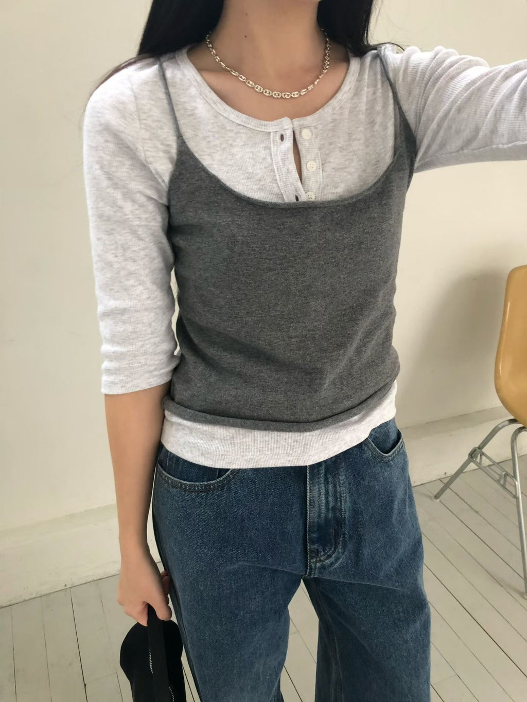 細肩帶背心 (4色)