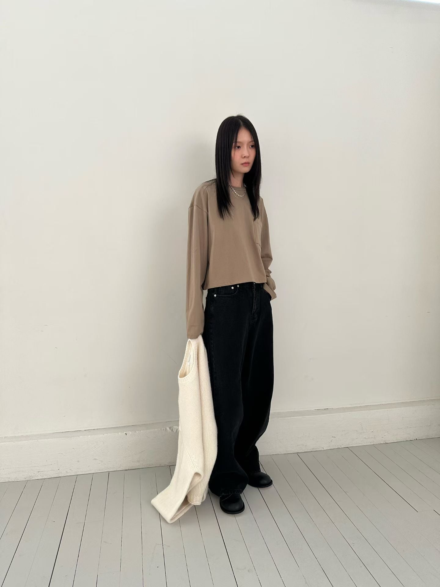 百搭牛仔褲 (2色)