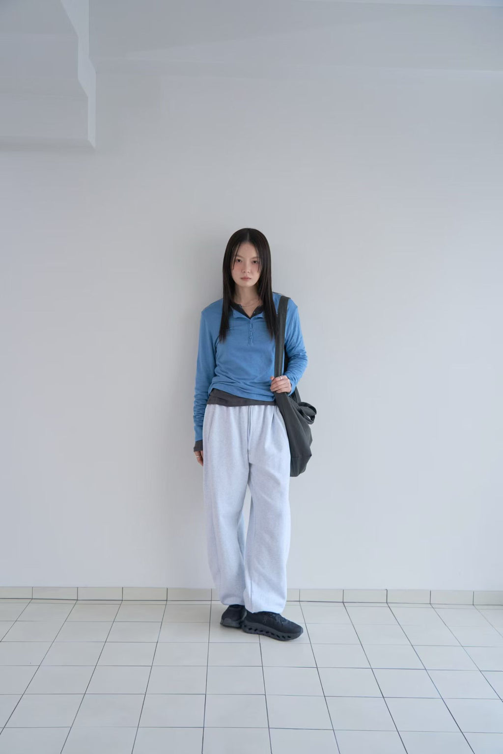 柔軟棉質慢跑褲