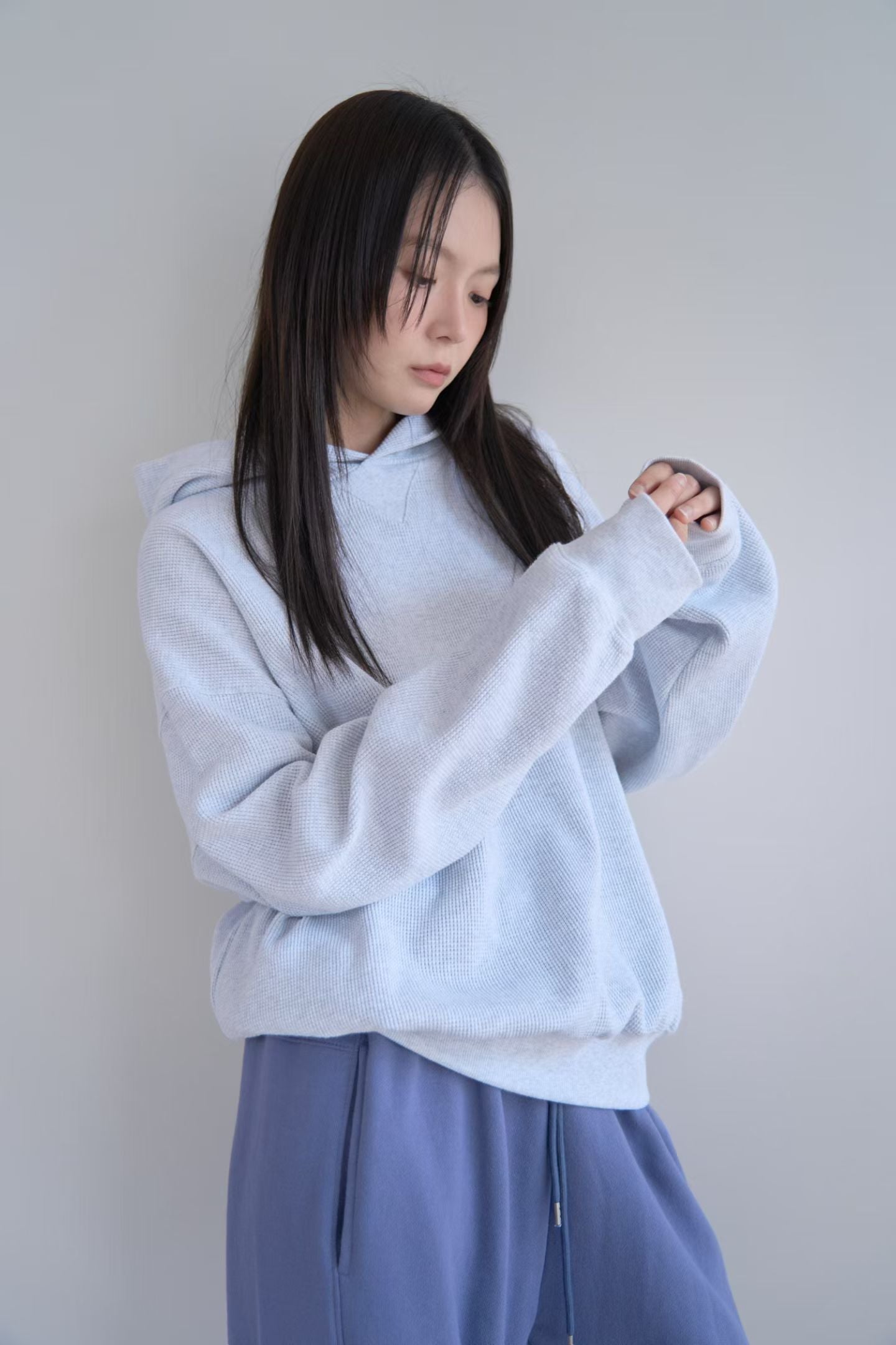 華夫格連帽衫衛衣 (2色)