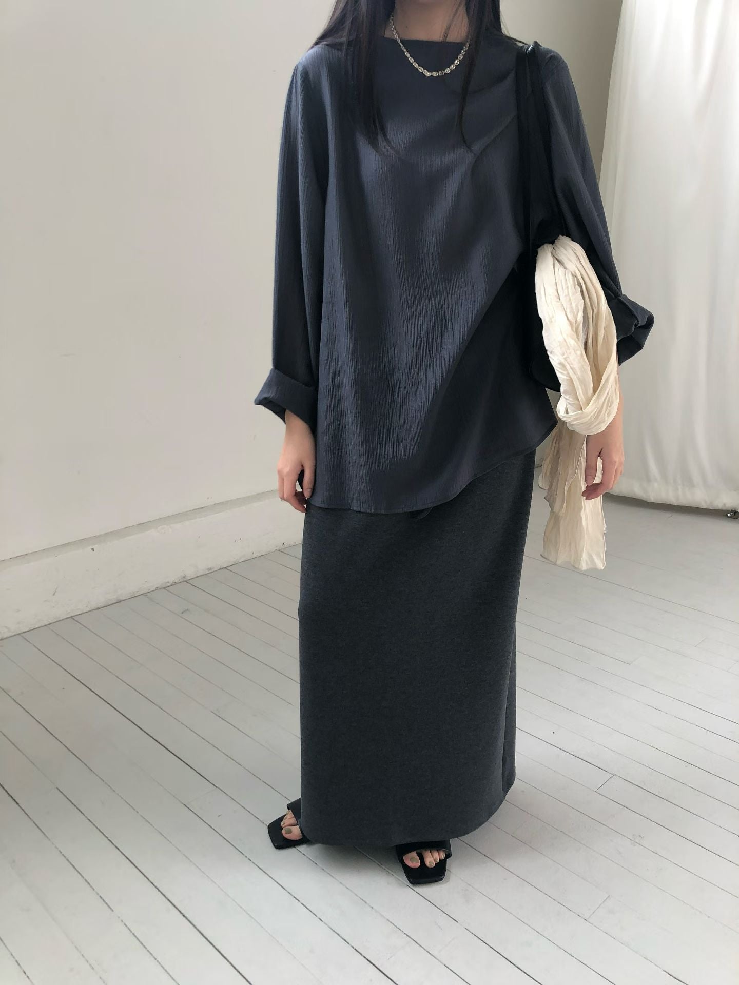 簡約寬鬆上衣 (3色)