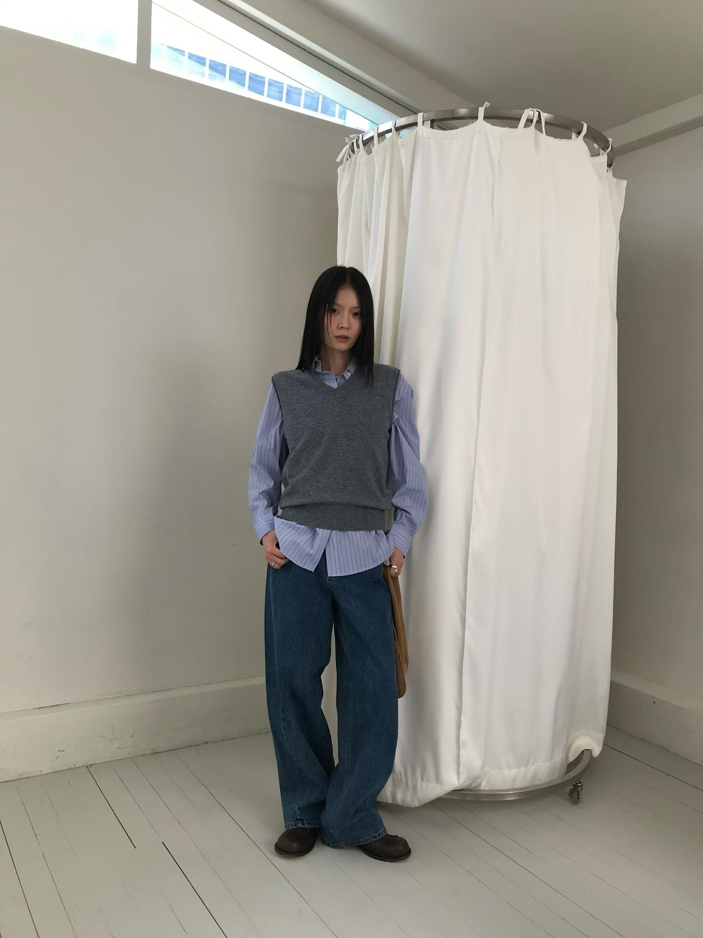 百搭牛仔褲 (2色)
