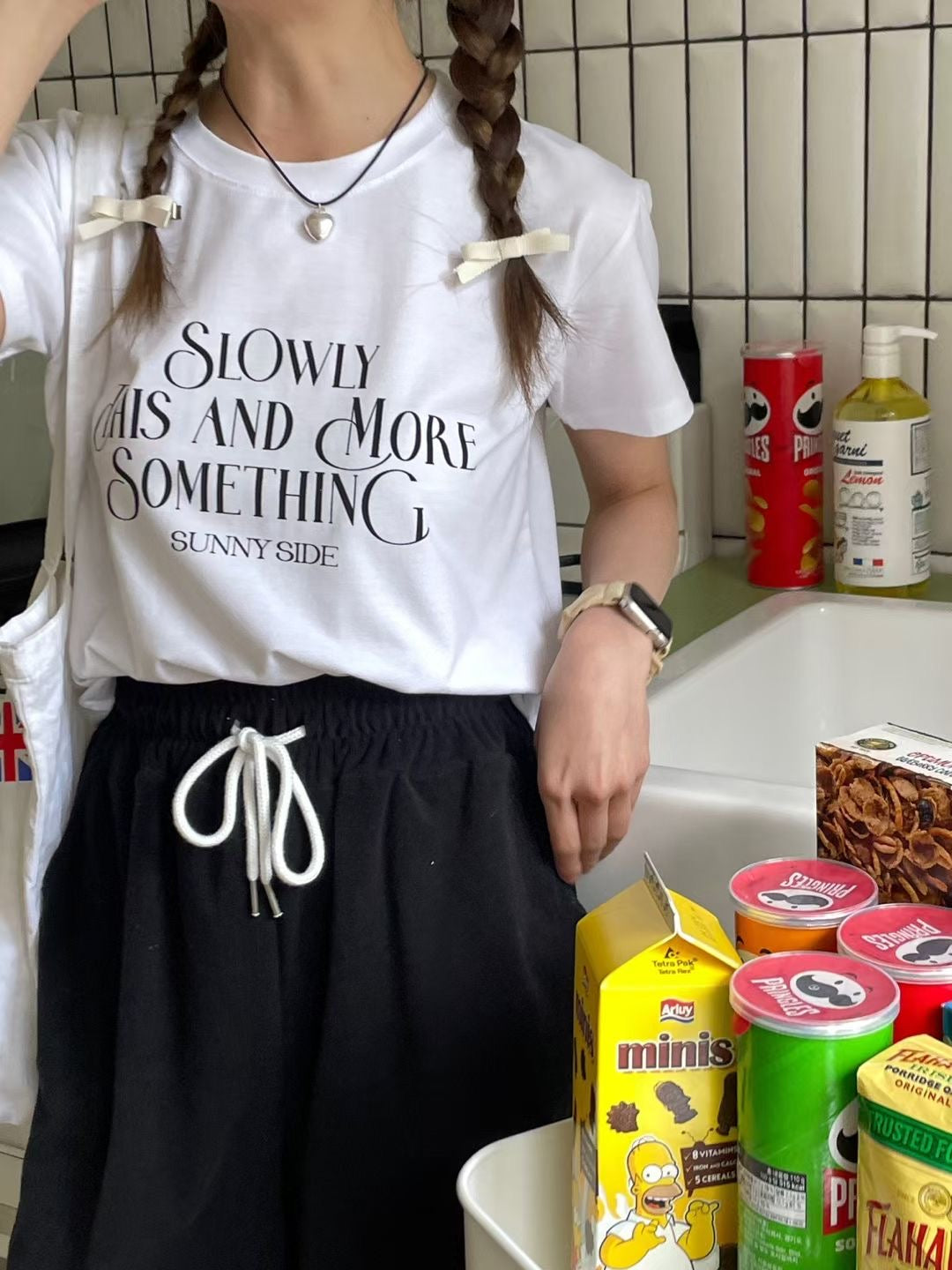 Slowly 短版 Tee (3 Colors)