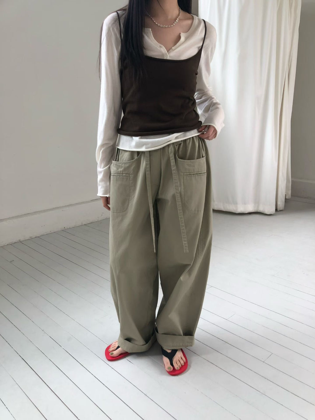 細肩帶背心 (4色)