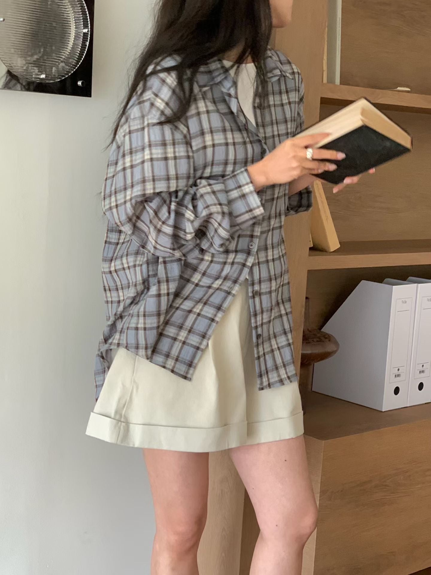 日常格紋襯衫(2色)