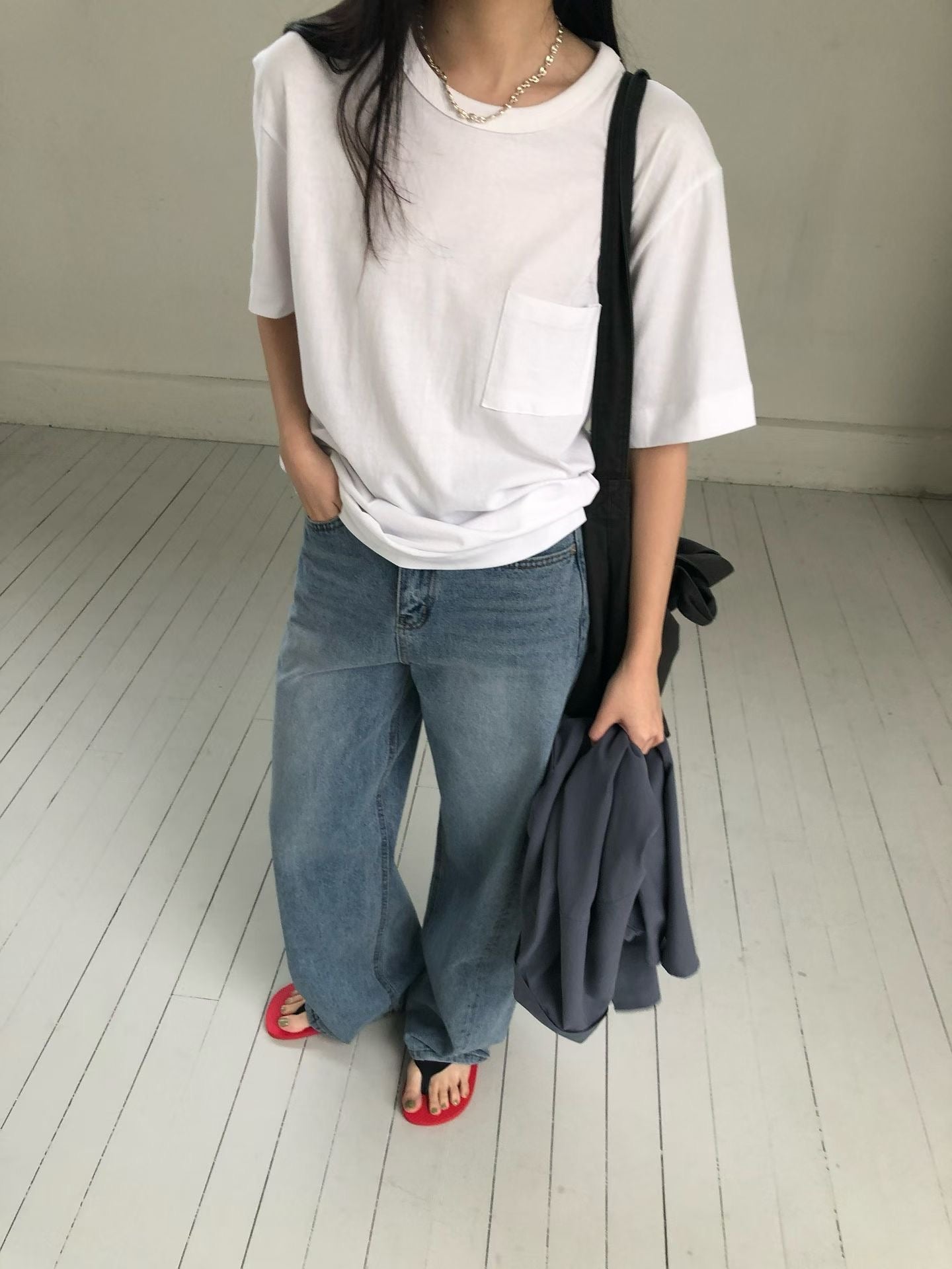 Daily Pocket Tee (3色)