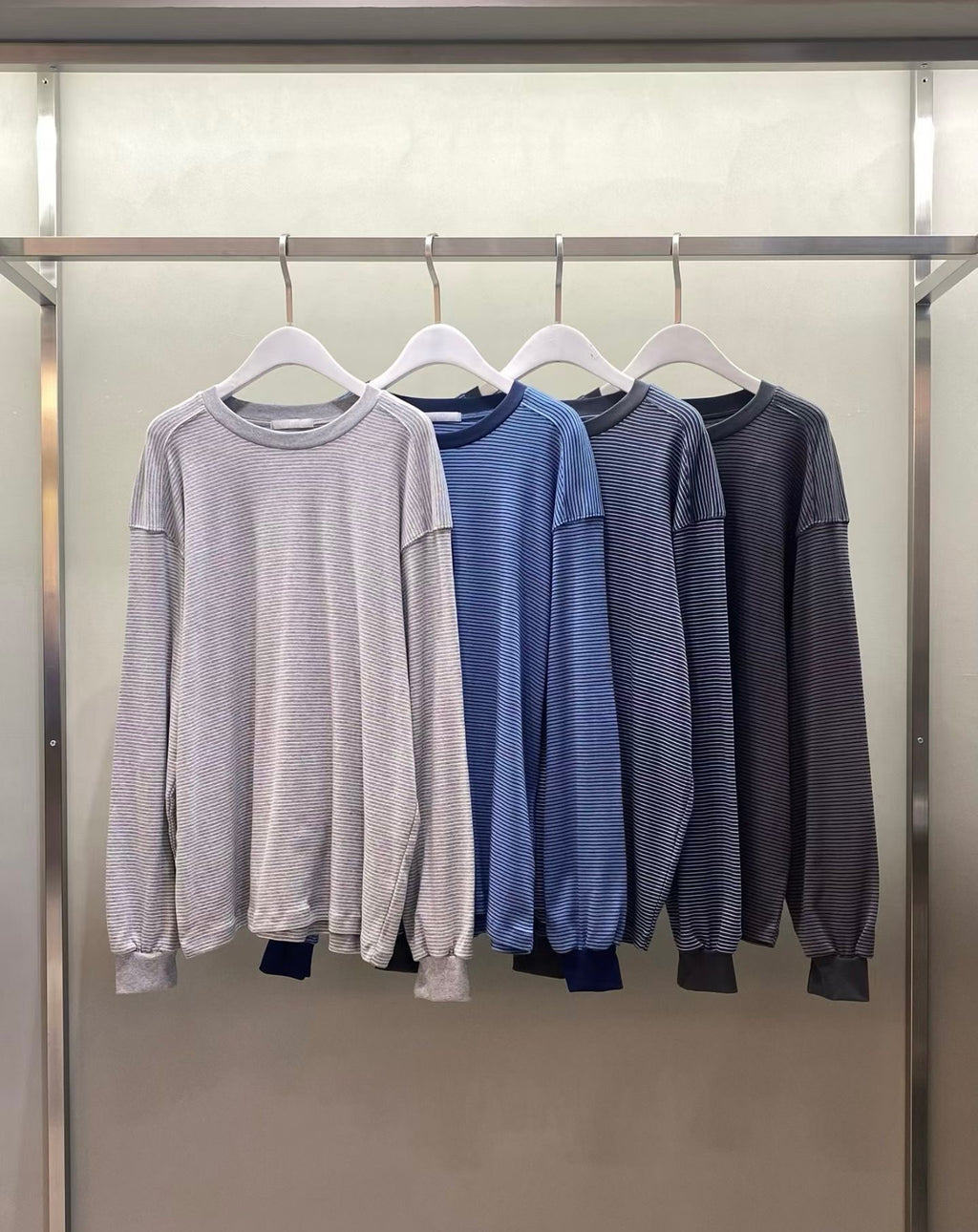 條紋長袖TEE 4色