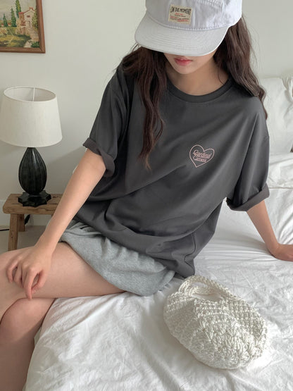 簡約心形Tee (3 Colors)