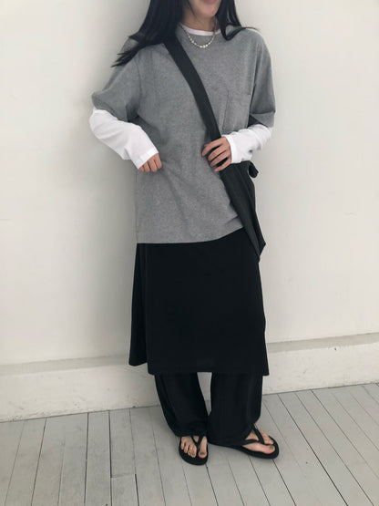 Daily Pocket Tee (3色)