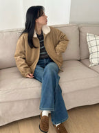 麂皮鴨絨外套 2色