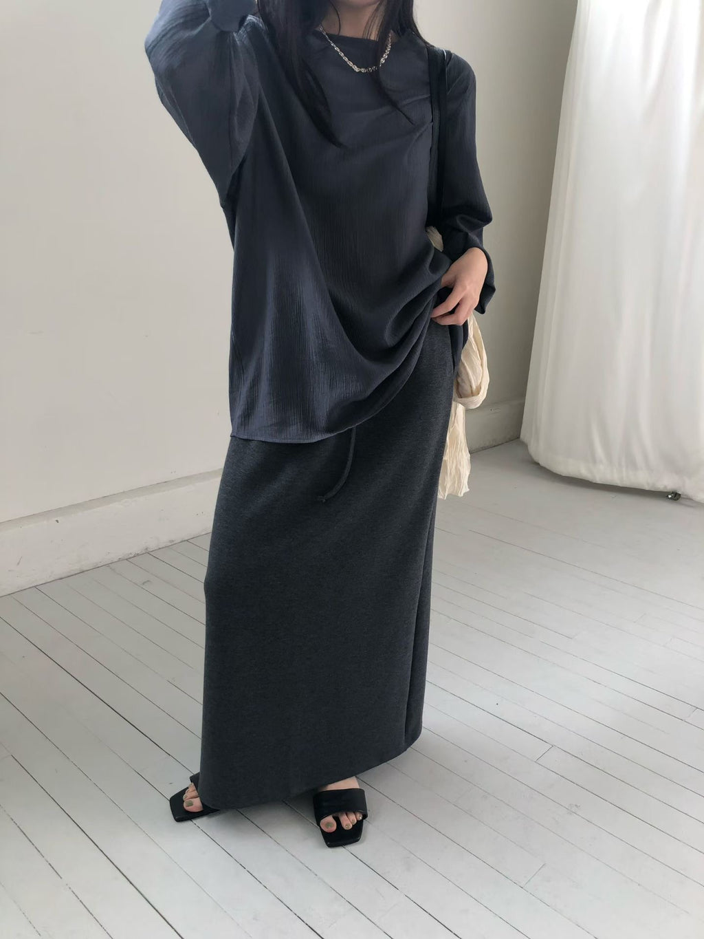 簡約寬鬆上衣 (3色)