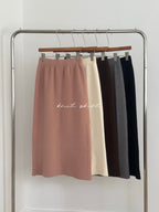 簡約針織鉛筆裙 5色