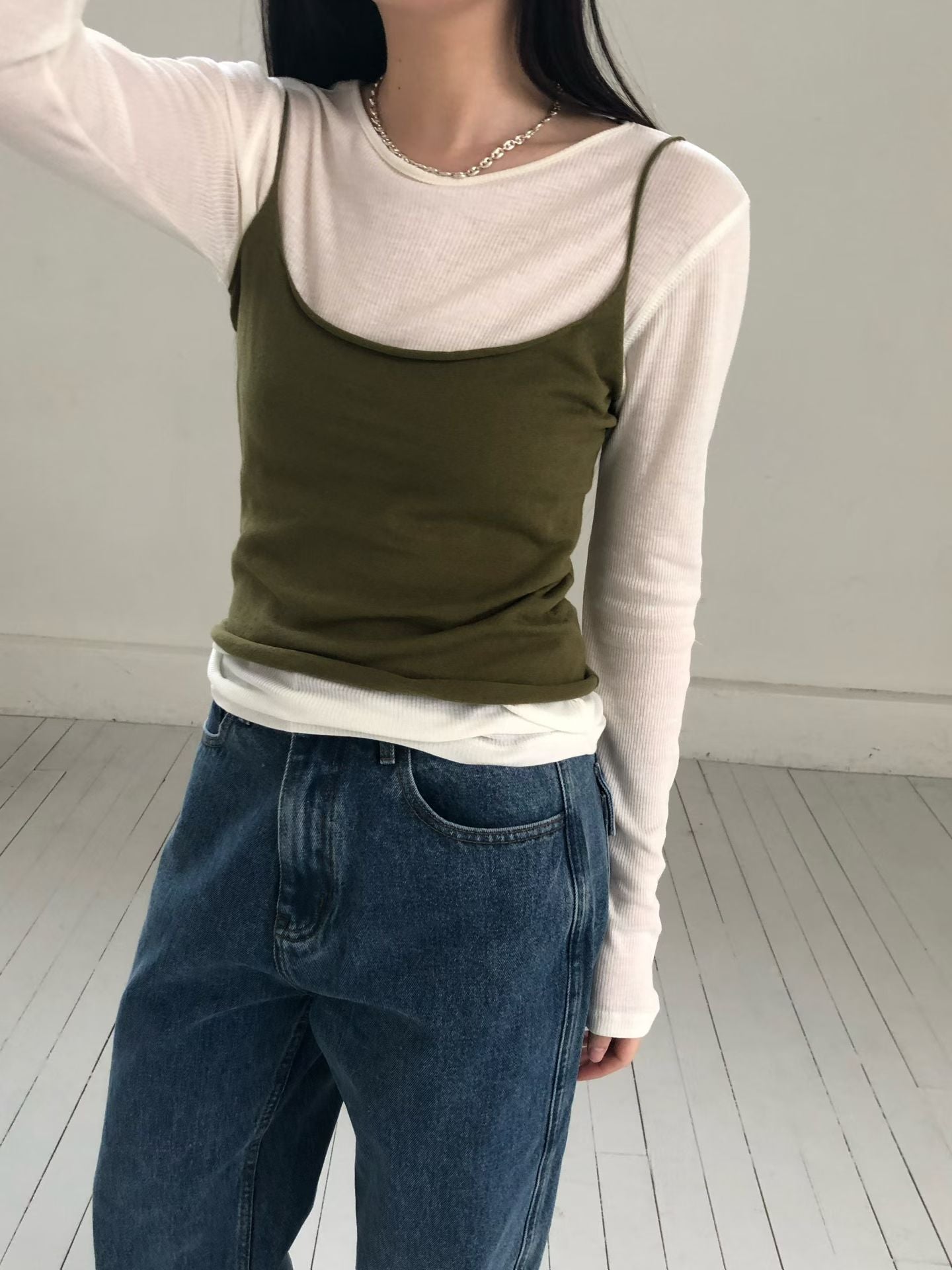 細肩帶背心 (4色)